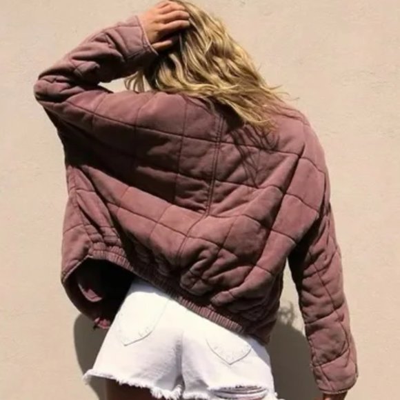 Free People | Dolman Quilted Knit Jacket - Picture 3 of 9